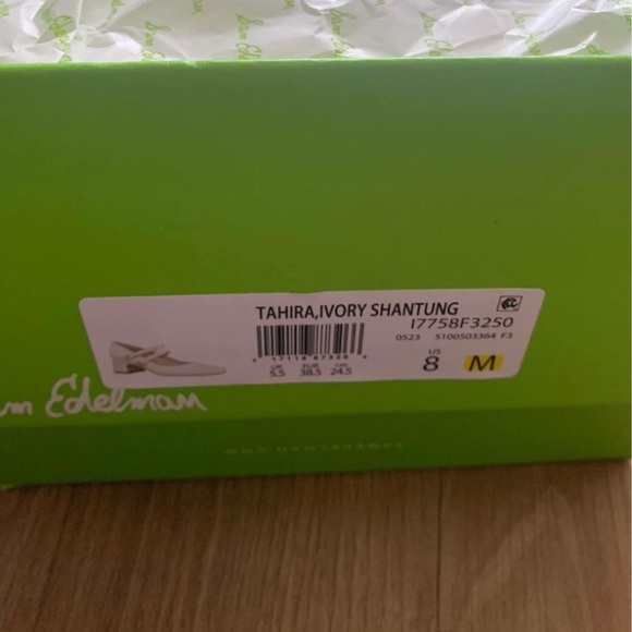 Sam Edelman Ivory Block Heels Size 8 - Picture 6 of 7